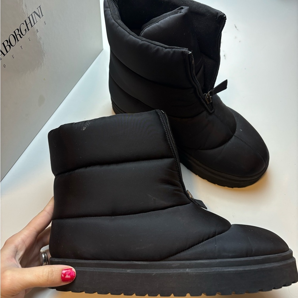 Gia Borghini Luna Technical Fabric Puffy Boot‎ sz 40